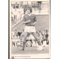 Signed action picture of  Kevin Mabbutt the Bristol City footballer.